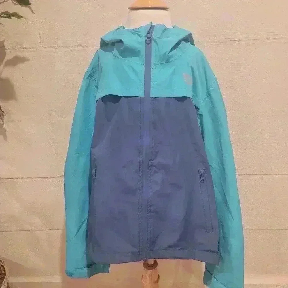 BALEAF Unisex Rain Jacket Waterproof  Raincoat  Windbreaker Hooded SIZE S Youth